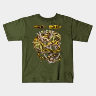 Vintage Snake ilustration Kids T-Shirt